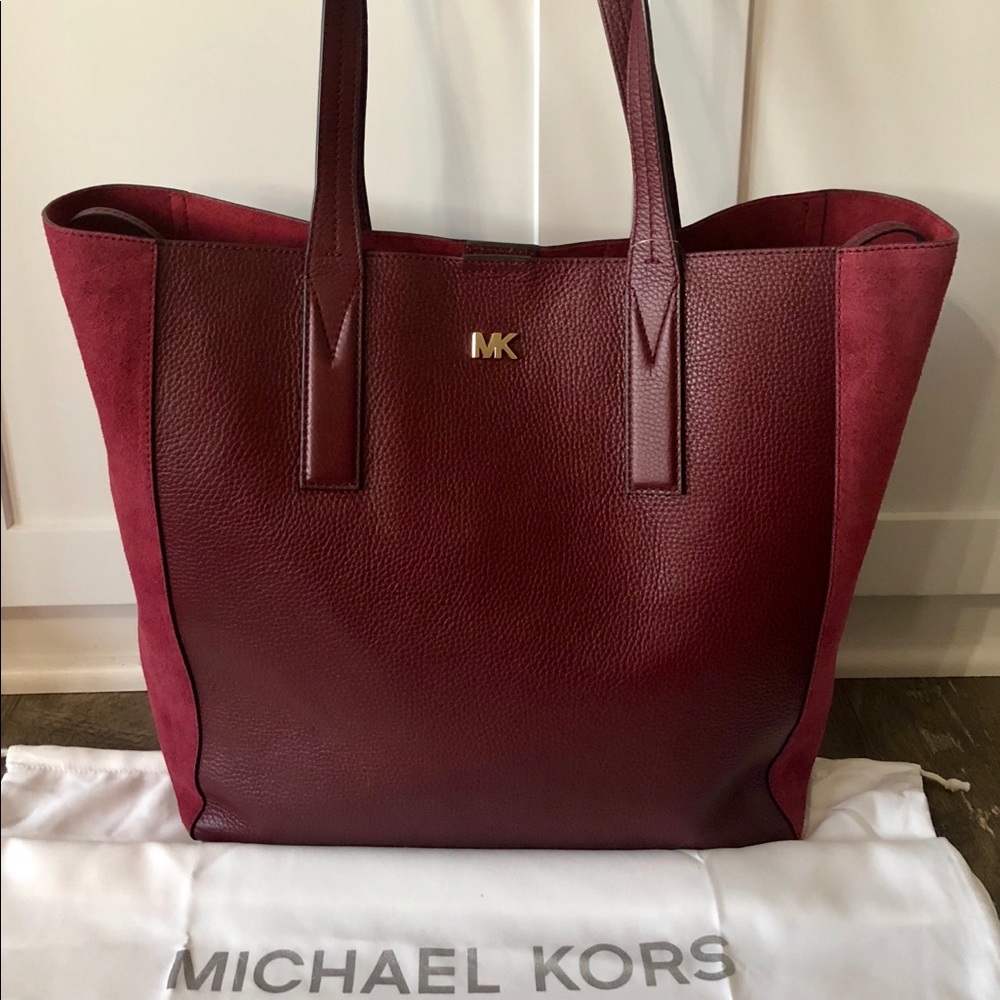 🧣sale🧣 NEW MICHAEL KORS leather suede TOTE bag